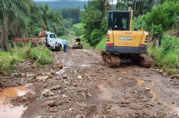 Chuvas causam estragos em estradas do interior de Aratiba