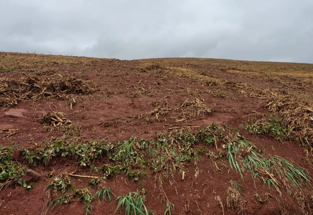 Temporal causa estragos em estradas do interior de Aratiba
